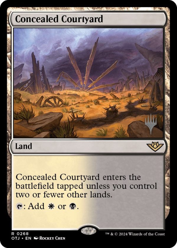 Concealed Courtyard (Promo Pack) [Outlaws of Thunder Junction Promos] Discount