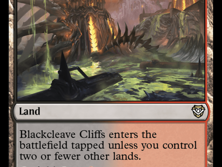 Blackcleave Cliffs [Outlaws of Thunder Junction Commander] For Discount