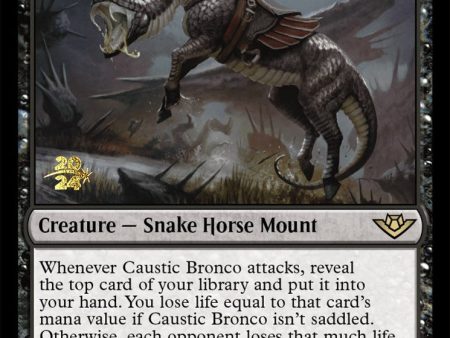 Caustic Bronco [Outlaws of Thunder Junction Prerelease Promos] For Discount