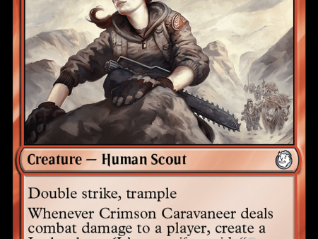 Crimson Caravaneer (Surge Foil) [Fallout] For Cheap