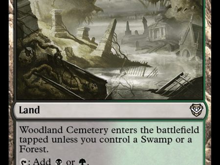 Woodland Cemetery [Outlaws of Thunder Junction Commander] Online Hot Sale