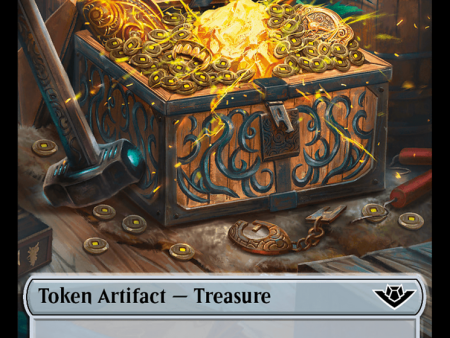 Treasure    Construct Double-Sided Token [Outlaws of Thunder Junction Tokens] For Cheap