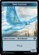 Bird    Bird Illusion Double-Sided Token [Commander Masters Tokens] Fashion