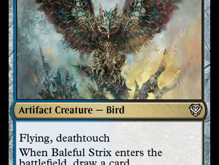 Baleful Strix [Outlaws of Thunder Junction Commander] For Discount