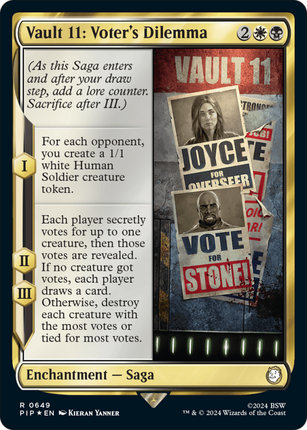 Vault 11: Voter s Dilemna (Surge Foil) [Fallout] Sale