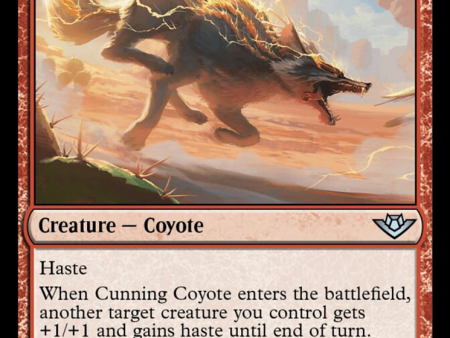 Cunning Coyote [Outlaws of Thunder Junction] Discount