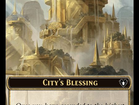 City s Blessing    Dragon Egg Double-Sided Token [Commander Masters Tokens] Sale