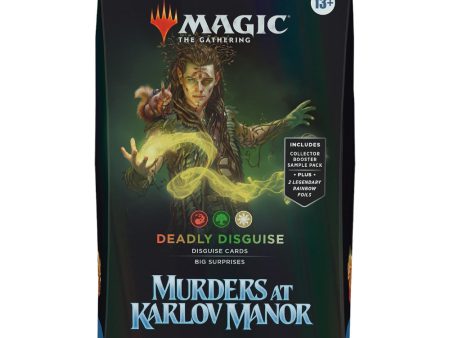 Magic: The Gathering - Murders at Karlov Manor Commander Deck  (DEADLY DISGUISE) Cheap