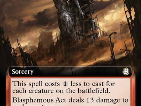 Blasphemous Act (Extended Art) (Surge Foil) [Fallout] For Cheap