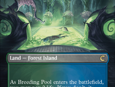 Breeding Pool (Borderless) [Ravnica: Clue Edition] For Discount