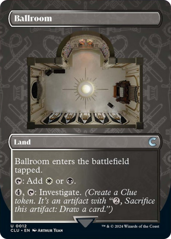 Ballroom (Borderless) [Ravnica: Clue Edition] on Sale