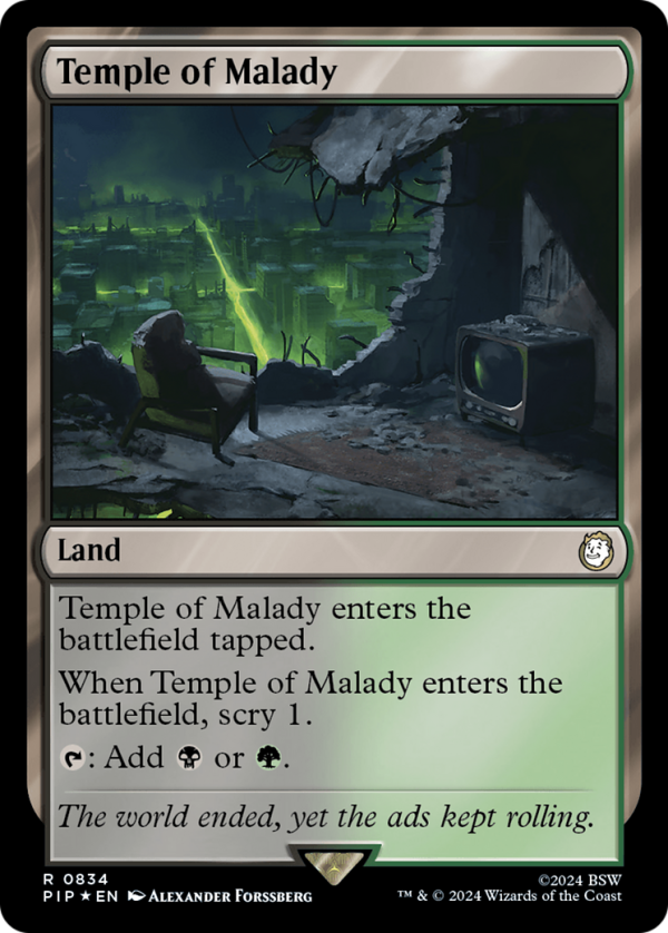 Temple of Malady (Surge Foil) [Fallout] Sale