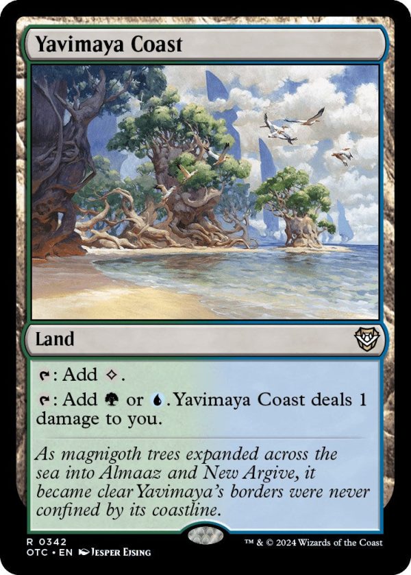 Yavimaya Coast [Outlaws of Thunder Junction Commander] For Cheap