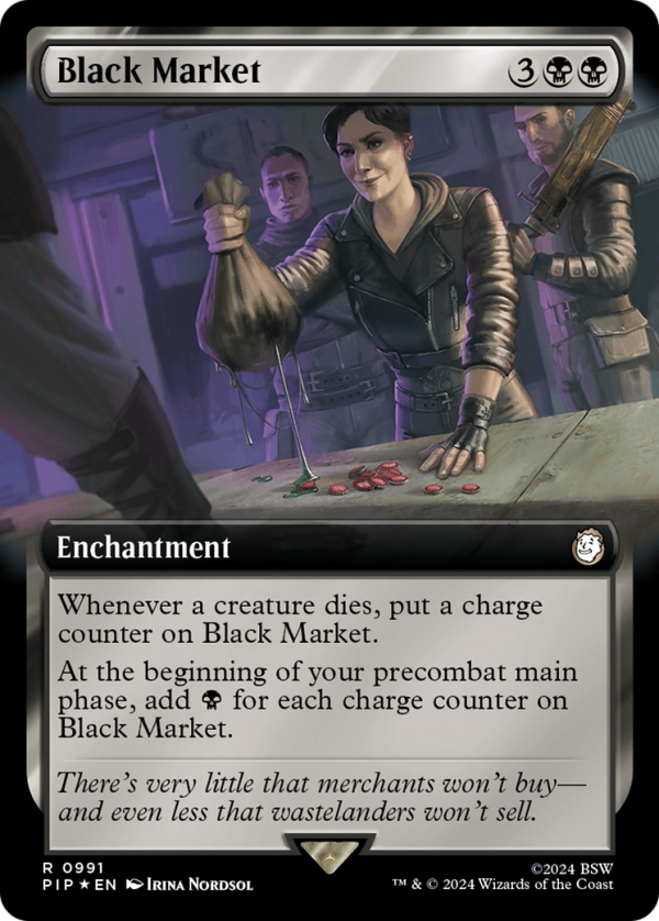 Black Market (Extended Art) (Surge Foil) [Fallout] Online now