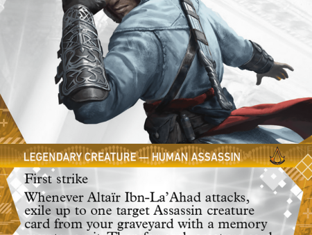 Altair Ibn-La Ahad (Showcase) (Textured Foil) [Assassin s Creed] Online now