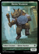 Thopter    Rhino Warrior Double-Sided Token [Murders at Karlov Manor Commander Tokens] Online