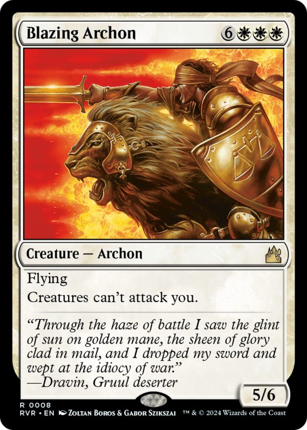 Blazing Archon [Ravnica Remastered] Online Sale