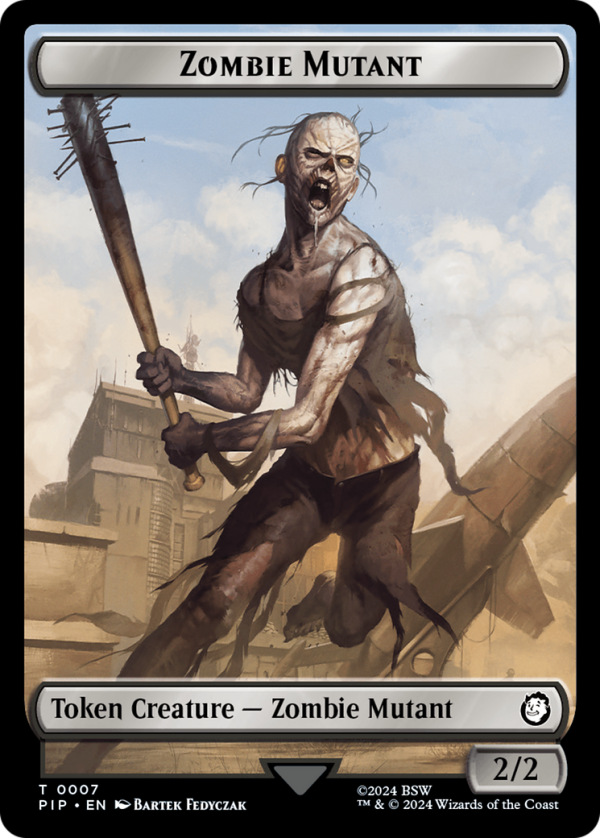 Treasure (0018)    Zombie Mutant Double-Sided Token [Fallout Tokens] For Cheap