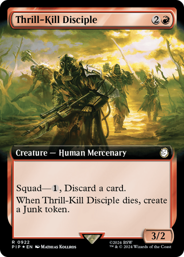 Thrill-Kill Disciple (Extended Art) (Surge Foil) [Fallout] Discount