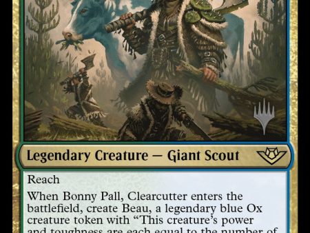 Bonny Pall, Clearcutter (Promo Pack) [Outlaws of Thunder Junction Promos] Sale