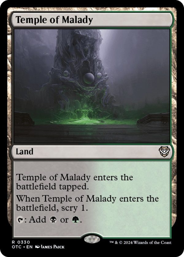 Temple of Malady [Outlaws of Thunder Junction Commander] Online now