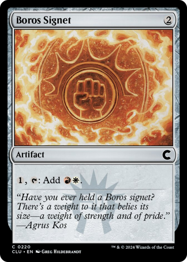 Boros Signet [Ravnica: Clue Edition] Online