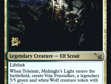 Tolsimir, Midnight s Light [Murders at Karlov Manor Prerelease Promos] Cheap