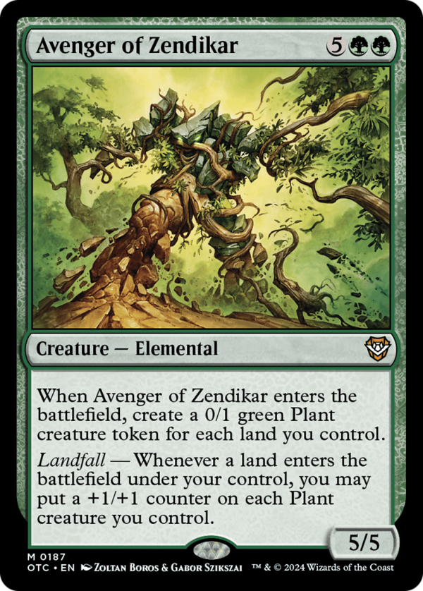 Avenger of Zendikar [Outlaws of Thunder Junction Commander] Online now