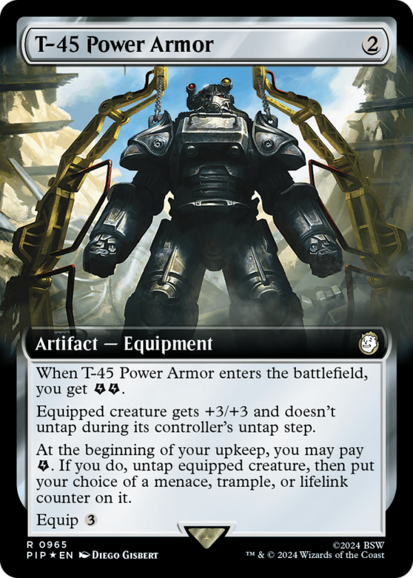 T-45 Power Armor (Extended Art) (Surge Foil) [Fallout] Online now