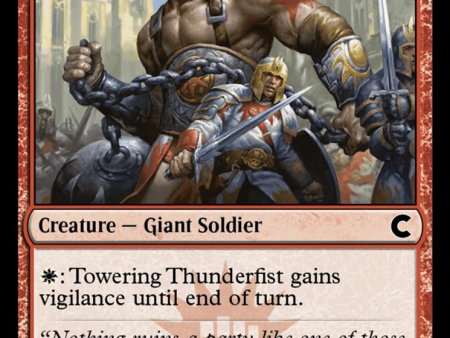 Towering Thunderfist [Ravnica: Clue Edition] on Sale