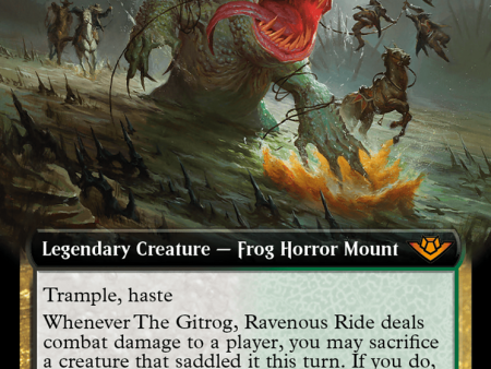 The Gitrog, Ravenous Ride (Extended Art) [Outlaws of Thunder Junction] Sale