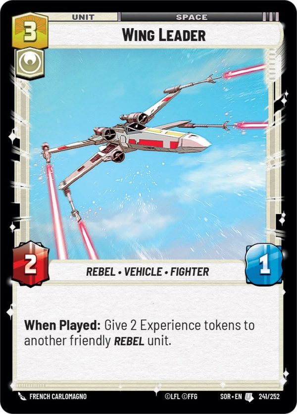 Wing Leader (241 252) [Spark of Rebellion] Cheap