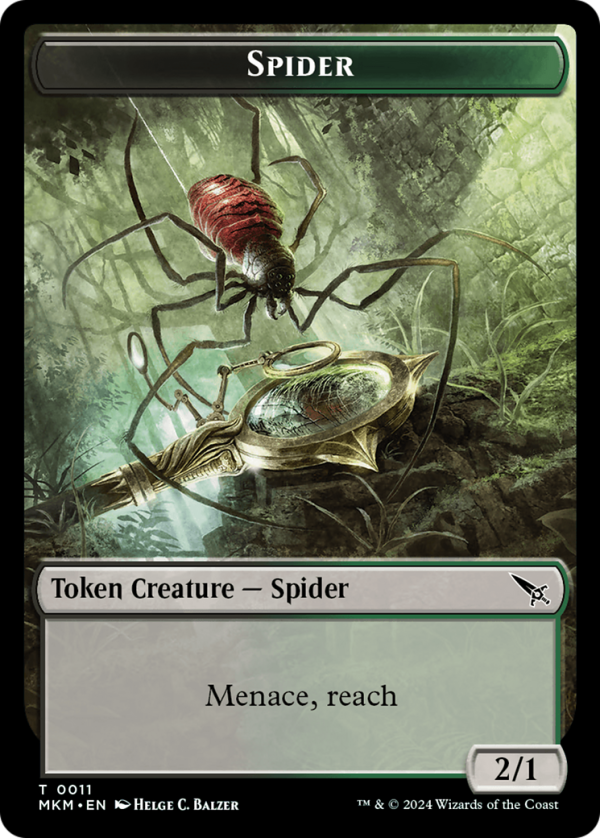 Thopter (0020)    Spider Double-Sided Token [Murders at Karlov Manor Tokens] Fashion