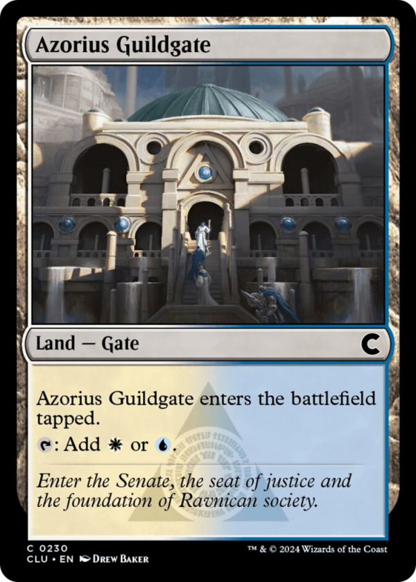 Azorius Guildgate [Ravnica: Clue Edition] For Cheap