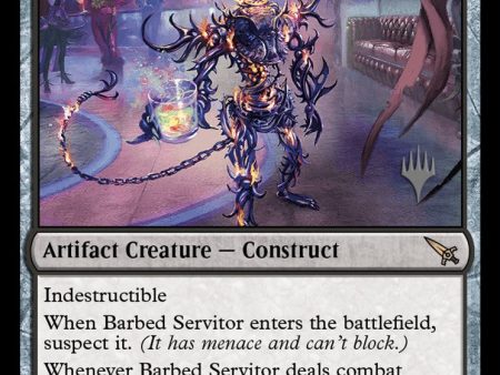 Barbed Servitor (Promo Pack) [Murders at Karlov Manor Promos] For Discount