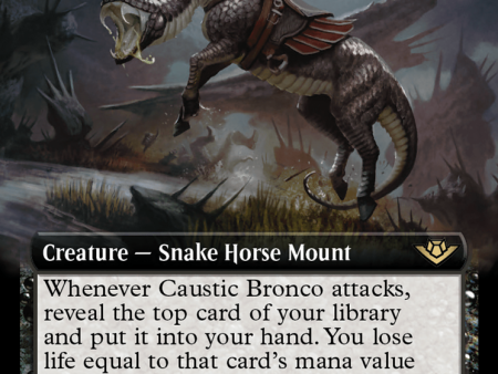 Caustic Bronco (Extended Art) [Outlaws of Thunder Junction] Online Hot Sale