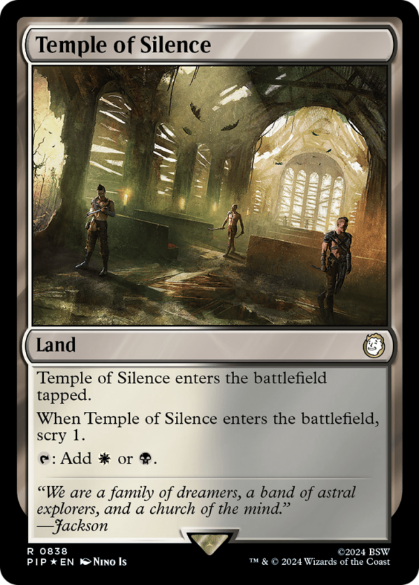 Temple of Silence (Surge Foil) [Fallout] Hot on Sale