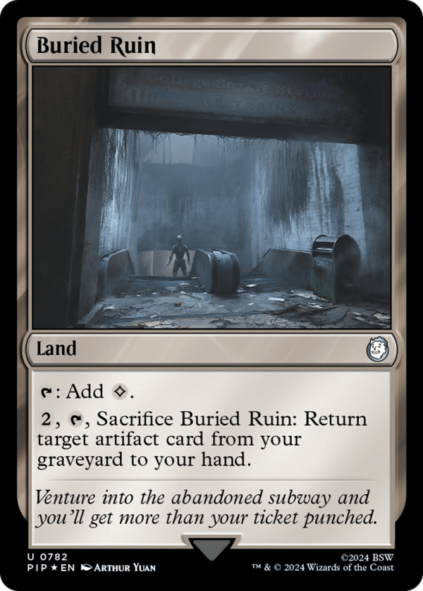 Buried Ruin (Surge Foil) [Fallout] For Cheap