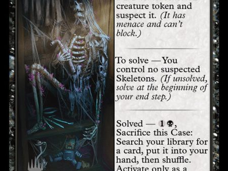 Case of the Stashed Skeleton (Promo Pack) [Murders at Karlov Manor Promos] Online Sale