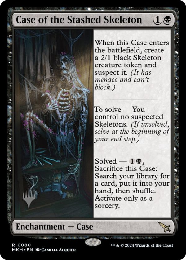 Case of the Stashed Skeleton (Promo Pack) [Murders at Karlov Manor Promos] Online Sale