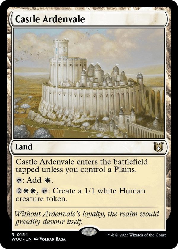 Castle Ardenvale [Wilds of Eldraine Commander] For Sale