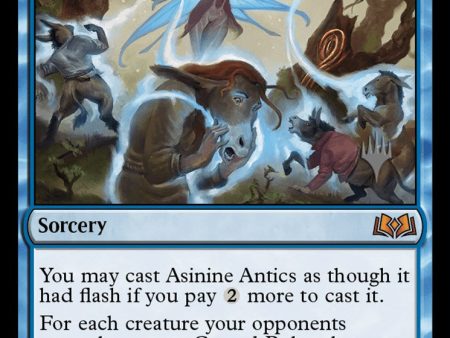 Asinine Antics (Promo Pack) [Wilds of Eldraine Promos] For Discount