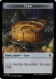 Clue    Food Double-Sided Token [Murders at Karlov Manor Commander Tokens] Online