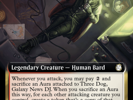 Three Dog, Galaxy News DJ (Extended Art) (Surge Foil) [Fallout] Online Hot Sale