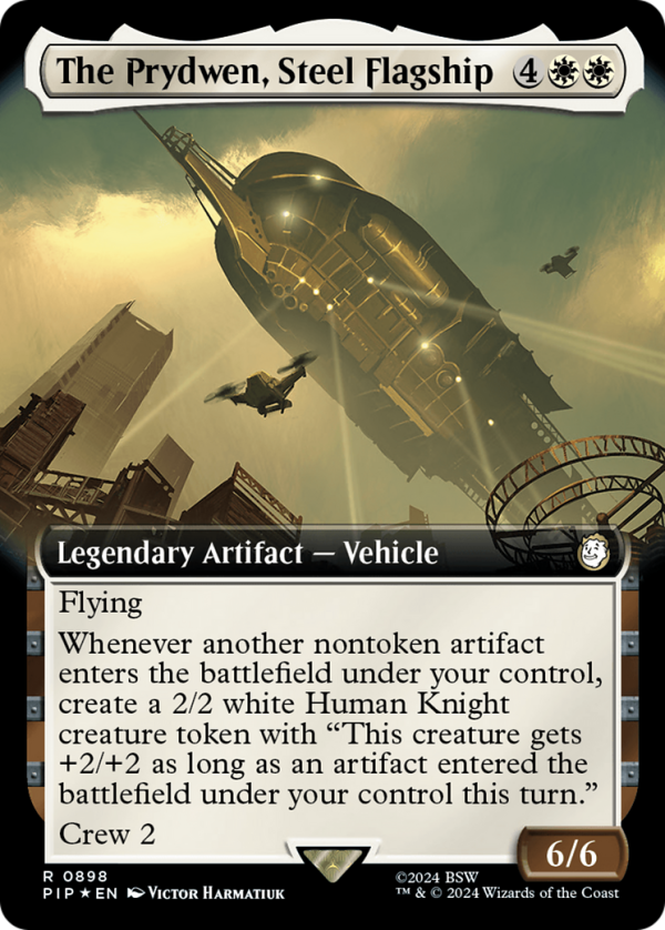 The Prydwen, Steel Flagship (Extended Art) (Surge Foil) [Fallout] on Sale