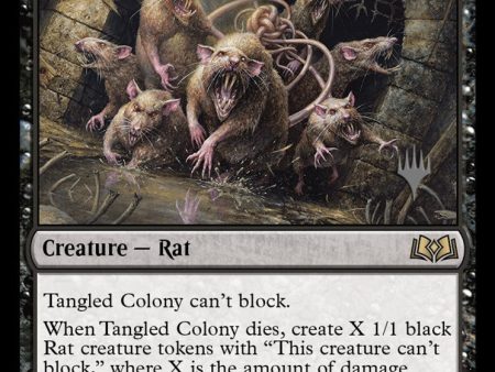 Tangled Colony (Promo Pack) [Wilds of Eldraine Promos] For Sale