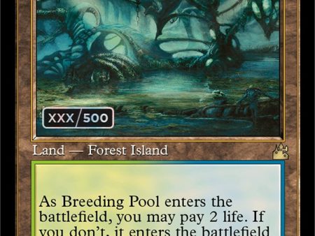 Breeding Pool (Retro) (Serialized) [Ravnica Remastered] Hot on Sale