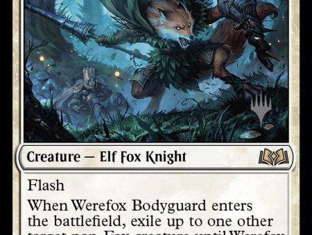 Werefox Bodyguard (Promo Pack) [Wilds of Eldraine Promos] For Sale