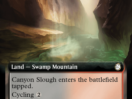 Canyon Slough (Extended Art) (Surge Foil) [Fallout] Online now