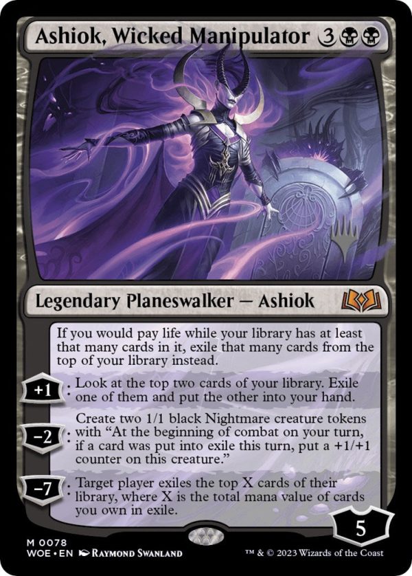 Ashiok, Wicked Manipulator (Promo Pack) [Wilds of Eldraine Promos] Sale